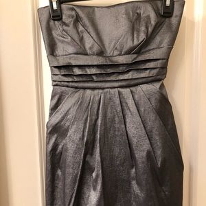 Gunmetal cocktail dress
